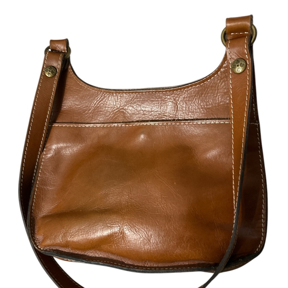 Patricia Nash Brown tan Leather Shoulder Bag lots of room no call outs nice 👍 - Picture 2 of 15